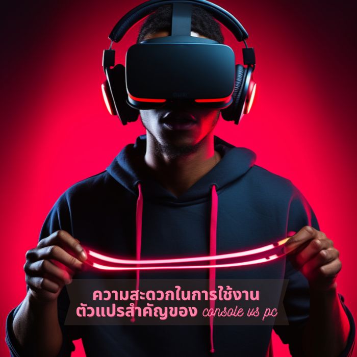 ความสะดวกในการใช้งาน ตัวแปรสำคัญของ console vs pc