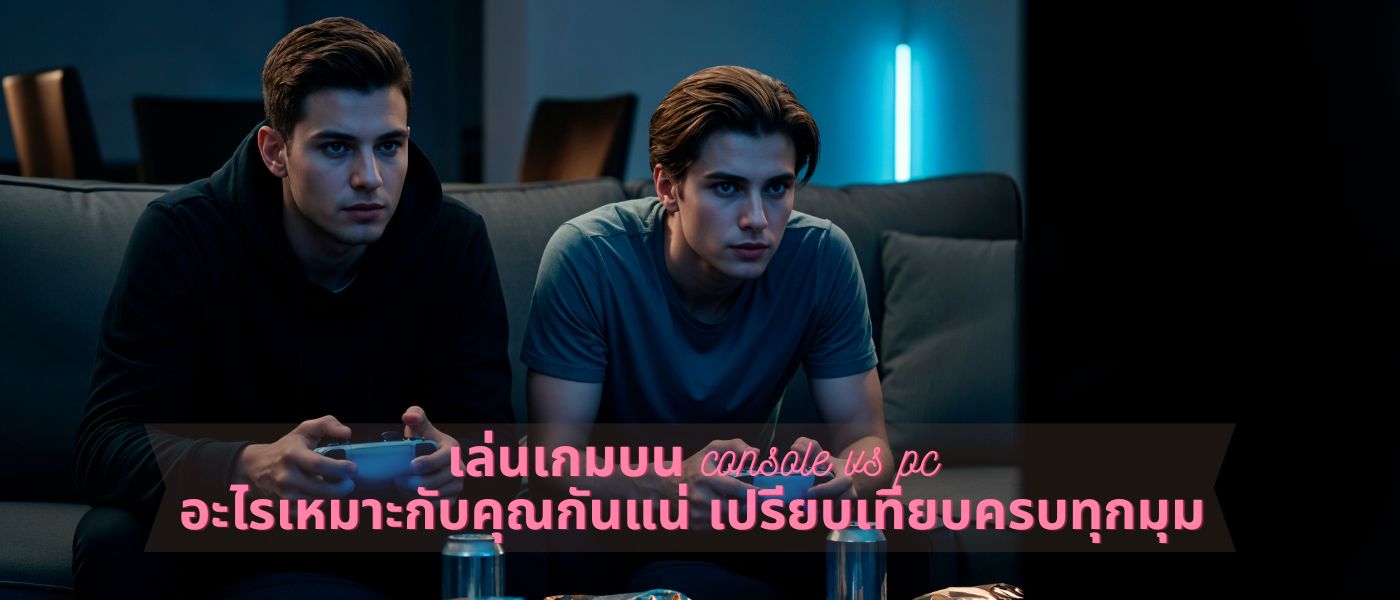 เล่นเกมบน console vs pc อะไรเหมาะกับคุณกันแน่ เปรียบเทียบครบทุกมุม